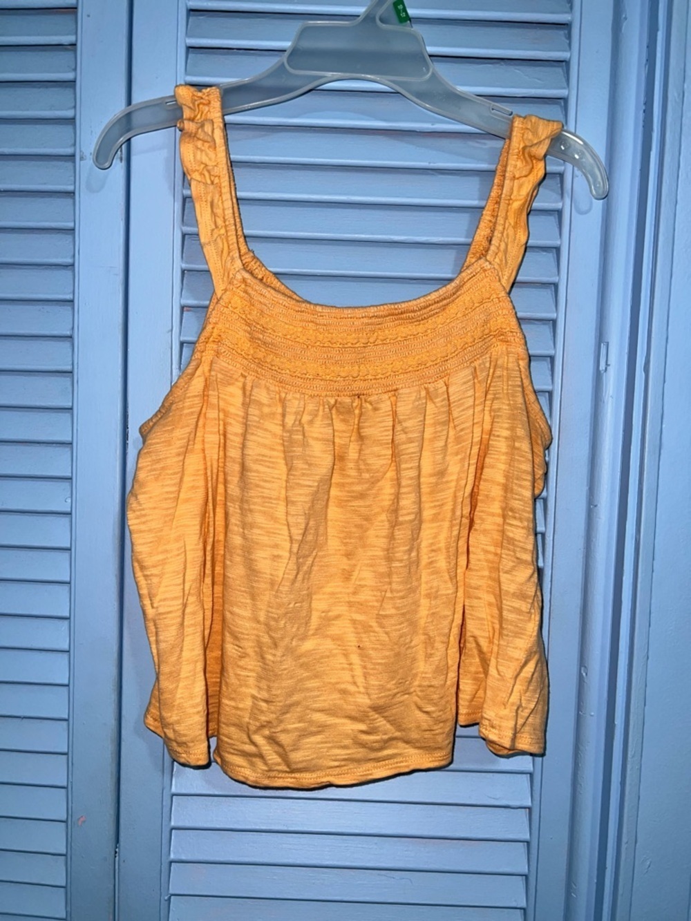 Orange Sleeveless Women's Top